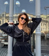 Велюровый костюм тройка HEB-1011A610