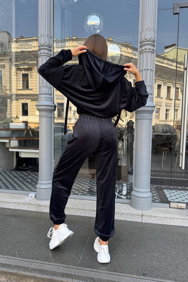 Велюровый костюм тройка HEB-1011A610