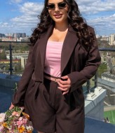 Укорочений піджак з підплечниками INS-482A600