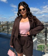 Укорочений піджак з підплечниками INS-482A600