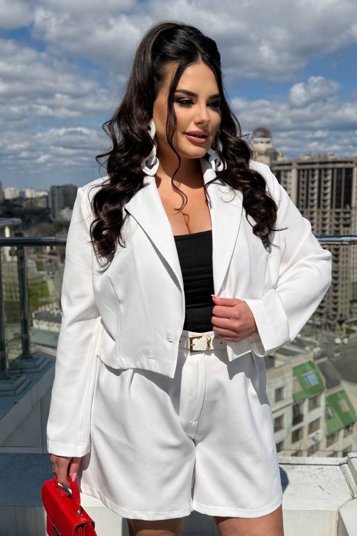 Укорочений піджак з підплечниками INS-482A600