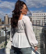 Блуза с декольте INS-507A500