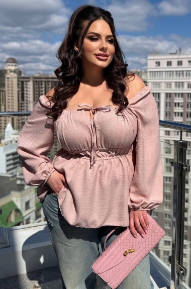 Блуза с декольте INS-507A500