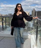 Блуза с декольте INS-507A500