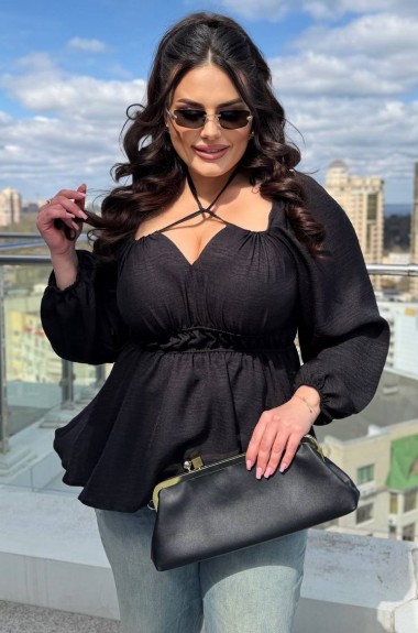 Блуза с декольте INS-507A500