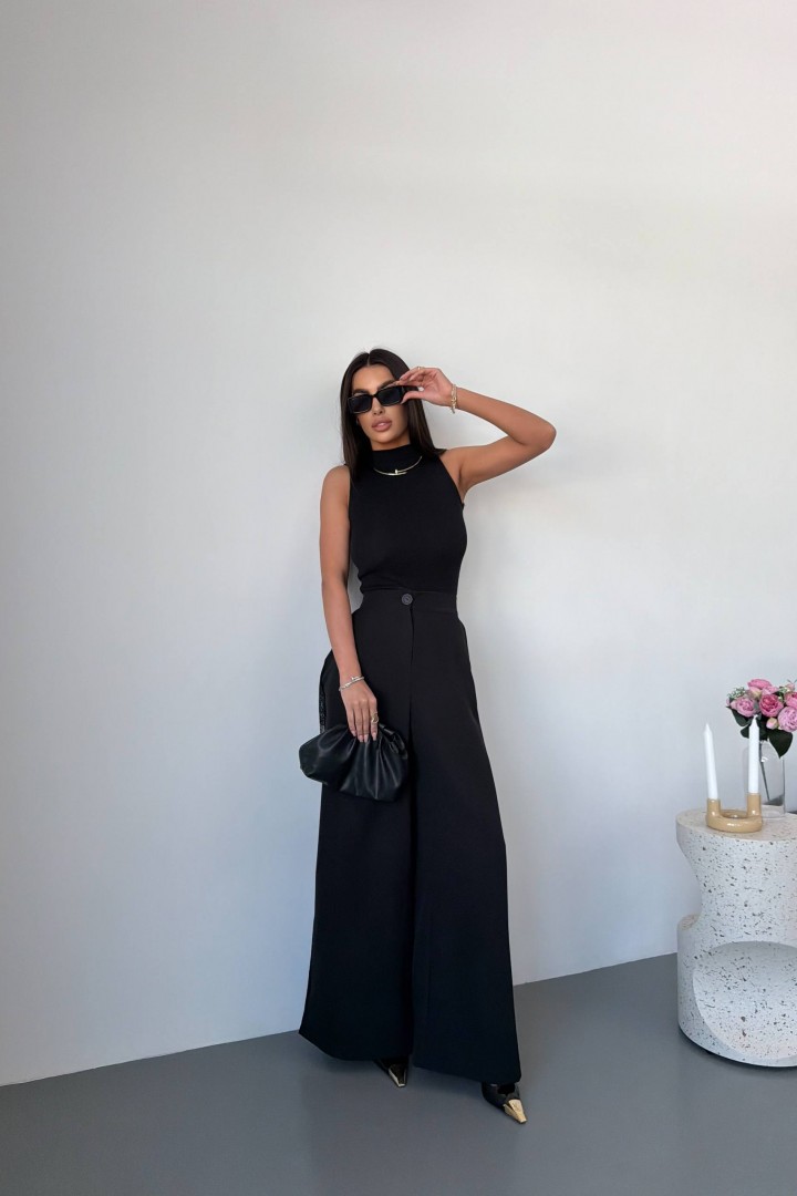 Брюки з мереживними вставками UNO-095A550