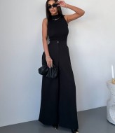 Брюки з мереживними вставками UNO-095A550