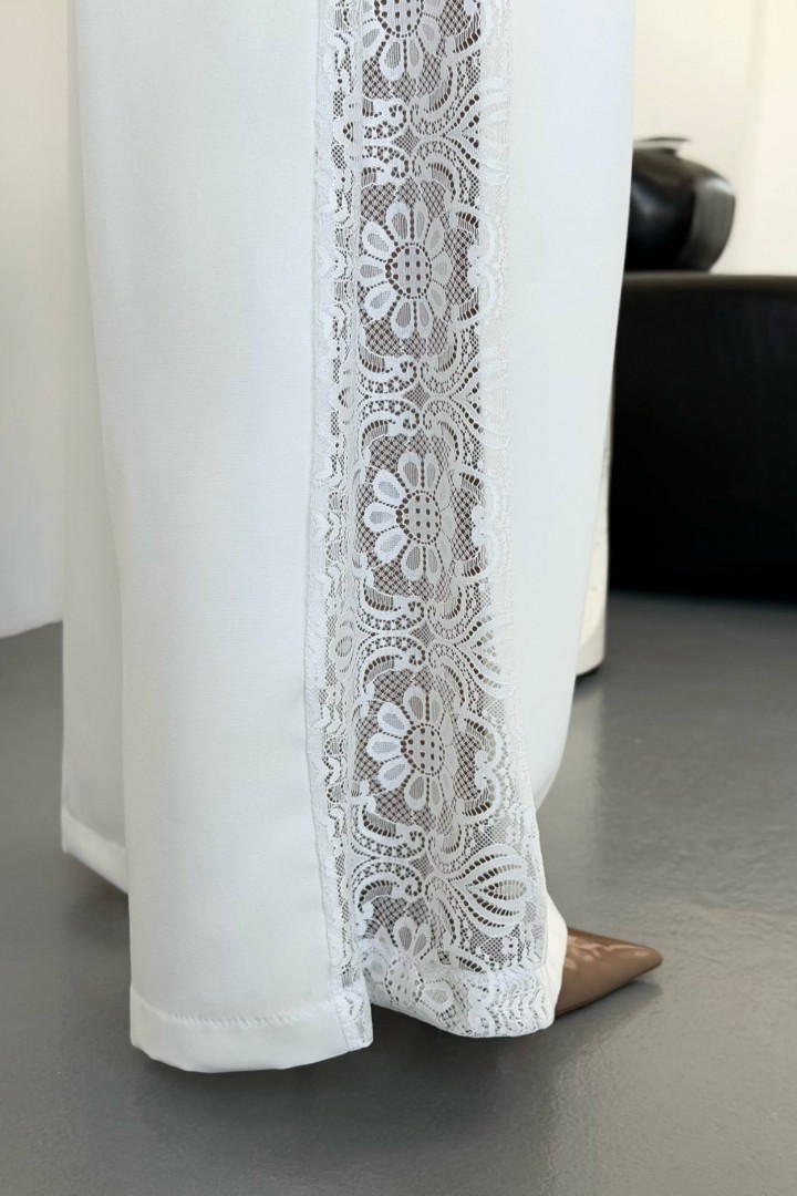 Брюки з мереживними вставками UNO-095A550