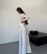 Брюки з мереживними вставками UNO-095A550