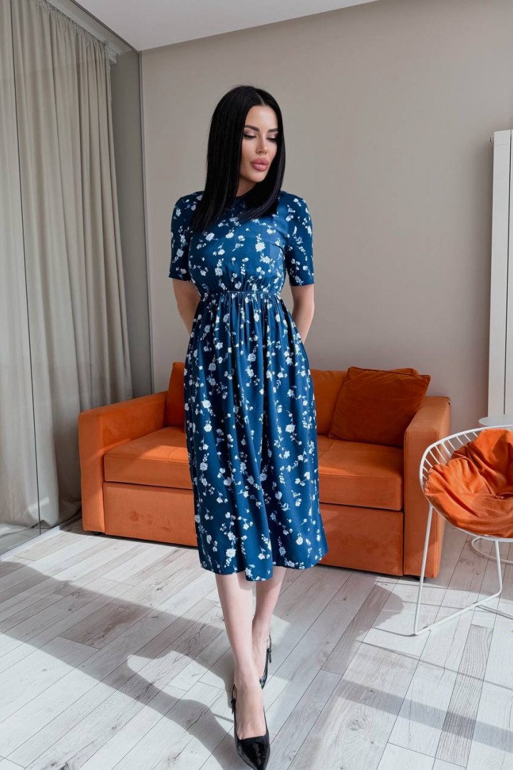 Платье с цветочным принтом TS-479A400