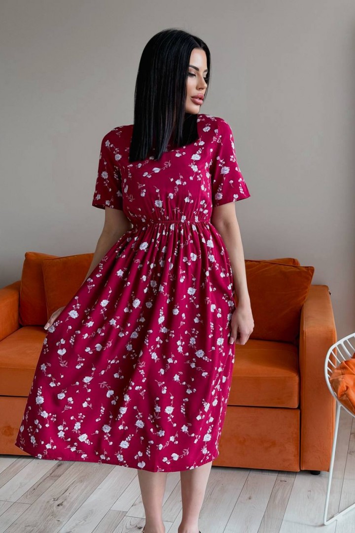 Платье с цветочным принтом TS-479A400