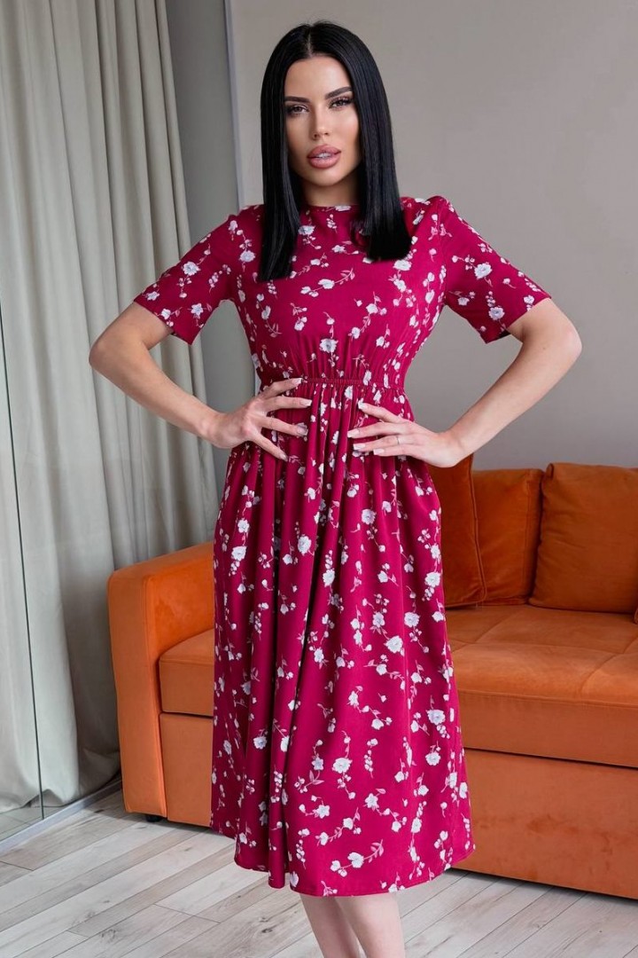 Платье с цветочным принтом TS-479A400