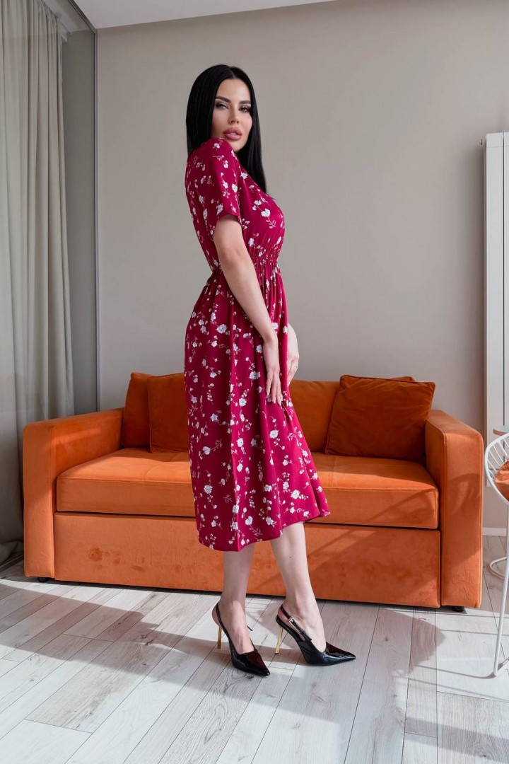 Платье с цветочным принтом TS-479A400