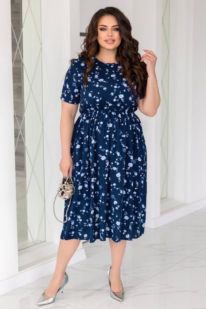 Платье с цветочным принтом TS-479.2A440