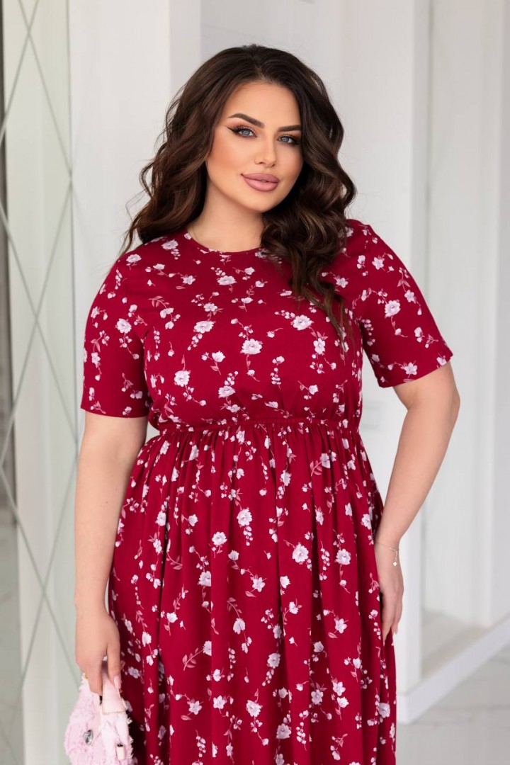 Платье с цветочным принтом TS-479.2A440