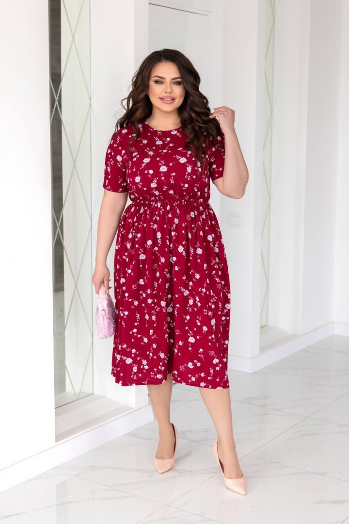 Платье с цветочным принтом TS-479.2A440