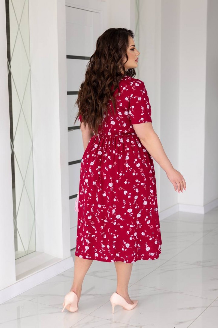 Платье с цветочным принтом TS-479.2A440