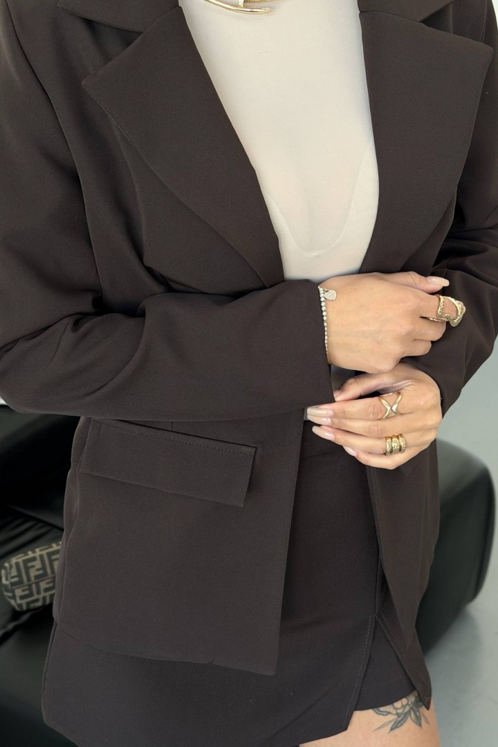 Жакет із мереживною спинкою та спідничка-шорти UNO-096A1200