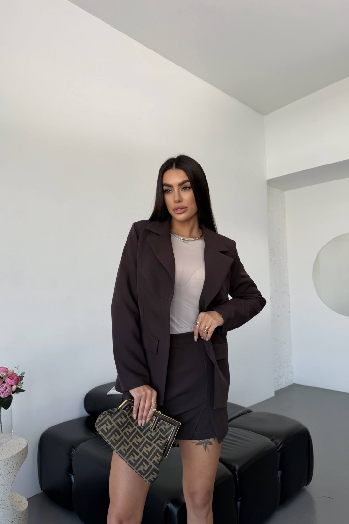 Жакет із мереживною спинкою та спідничка-шорти UNO-096A1200