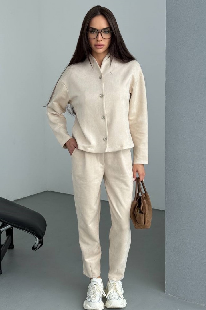 Замшевий костюм JAC-843A700