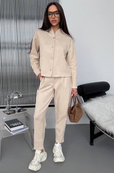 Замшевий костюм JAC-843A700