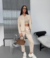 Замшевий костюм JAC-843A700