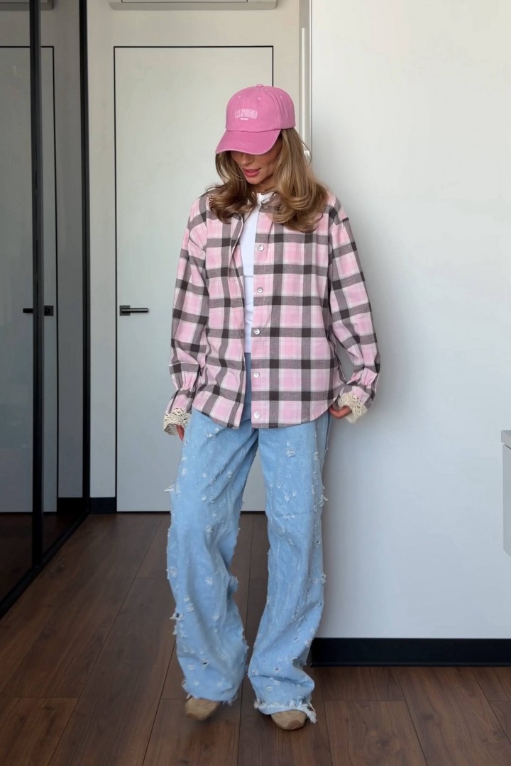 Стильна сорочка BLO-966A600