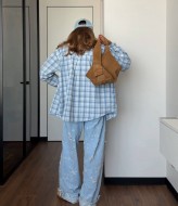Сорочка в клітку BLO-929A500