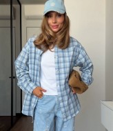 Сорочка в клітку BLO-929A500