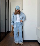 Сорочка в клітку BLO-929A500