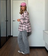 Сорочка в клітку BLO-929A500