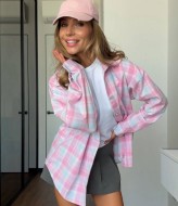 Сорочка в клітку BLO-929A500