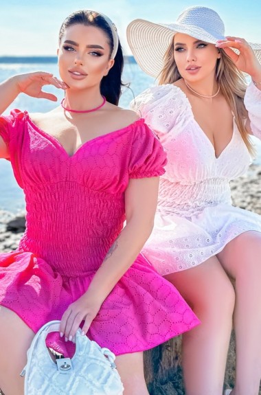 Летнее платье из прошвы YM-5958.1A18.5 Летнее платье из прошвы YM-5958.1A18.5