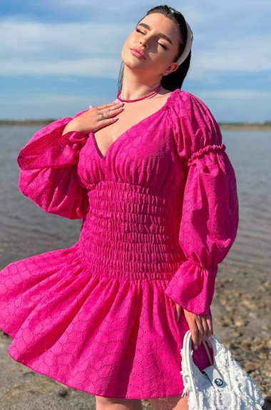 Летнее платье из прошвы YM-5958.1A18.5 Летнее платье из прошвы YM-5958.1A18.5