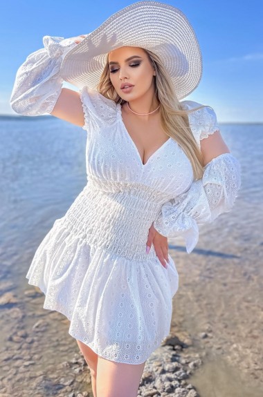 Летнее платье из прошвы YM-5958.1A18.5 Летнее платье из прошвы YM-5958.1A18.5