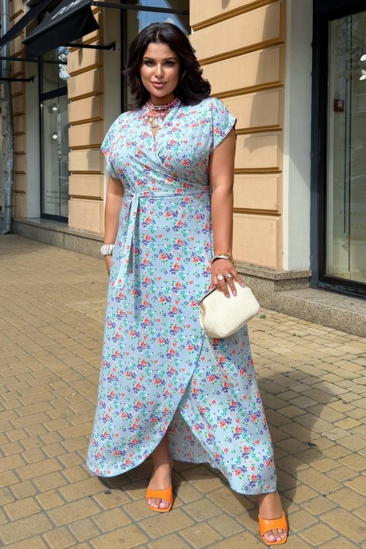 Легка  сукня на запах AD-8018.1A340