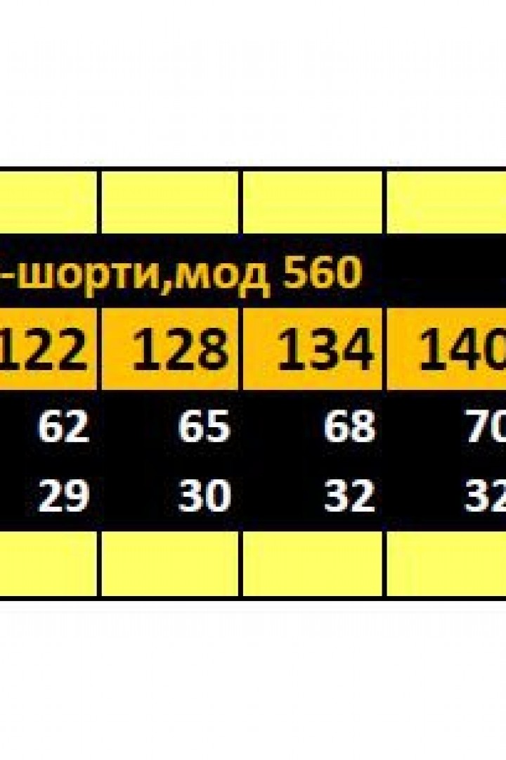 Дитячі шорти-спідниця RZ-560A380