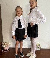 Белая рубашка для девочек  RZ-212A320