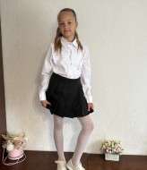 Белая рубашка для девочек  RZ-212A320