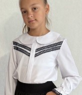 Блузка детская школьная  RZ-240A300 Блузка детская школьная  RZ-240A300