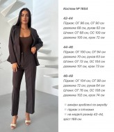 Брючный костюм в полоску ANA-1654A20