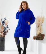 Пальто с капюшоном женское MAX-100A1350