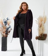 Пальто с капюшоном женское MAX-100A1350