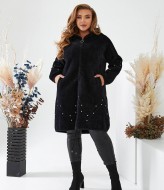 Пальто с капюшоном женское MAX-100A1350