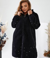 Пальто с капюшоном женское MAX-100A1350