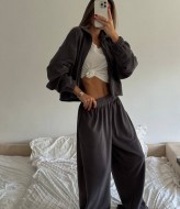 Костюм широкие штаны и кофта LK-353A750