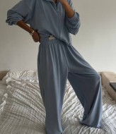 Костюм широкие штаны и кофта LK-353A750