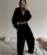 Костюм широкие штаны и кофта LK-353A750