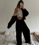 Костюм широкие штаны и кофта LK-353A750