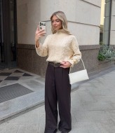 Свитер косами  KC-0508A900